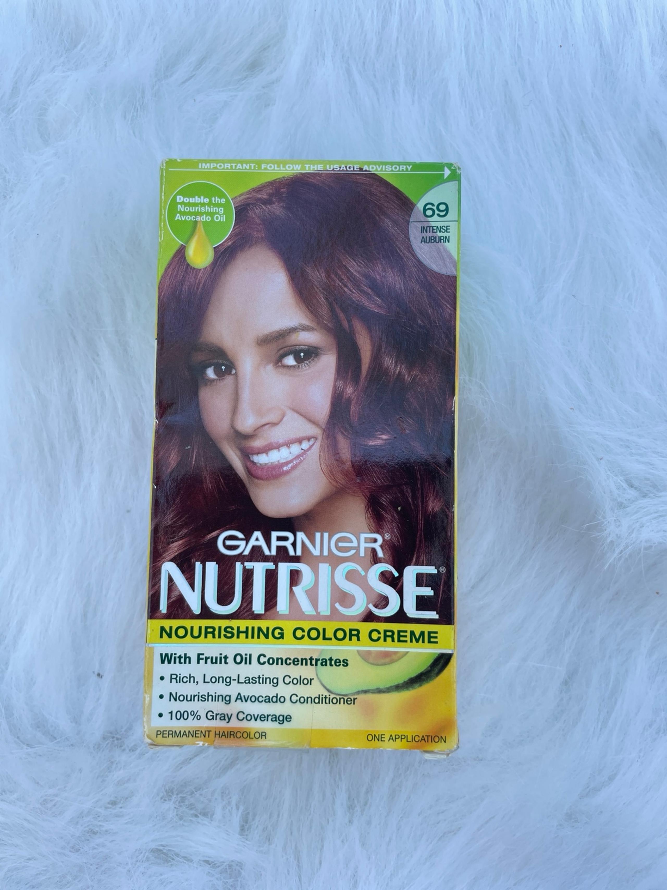Garnier nutrisse nourishing color cream intense Auburn 69
