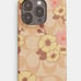 Coach iphone14 pro case in signature canvas with floral print