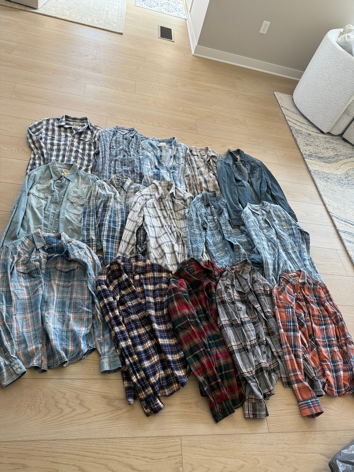 men’s bundle assorted shirts lucky brand & more