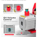 VIVOHOME 110V 1/2 HP 5 CFM Dual Stage Rotary Vane HVAC Air Vacuum Pump
