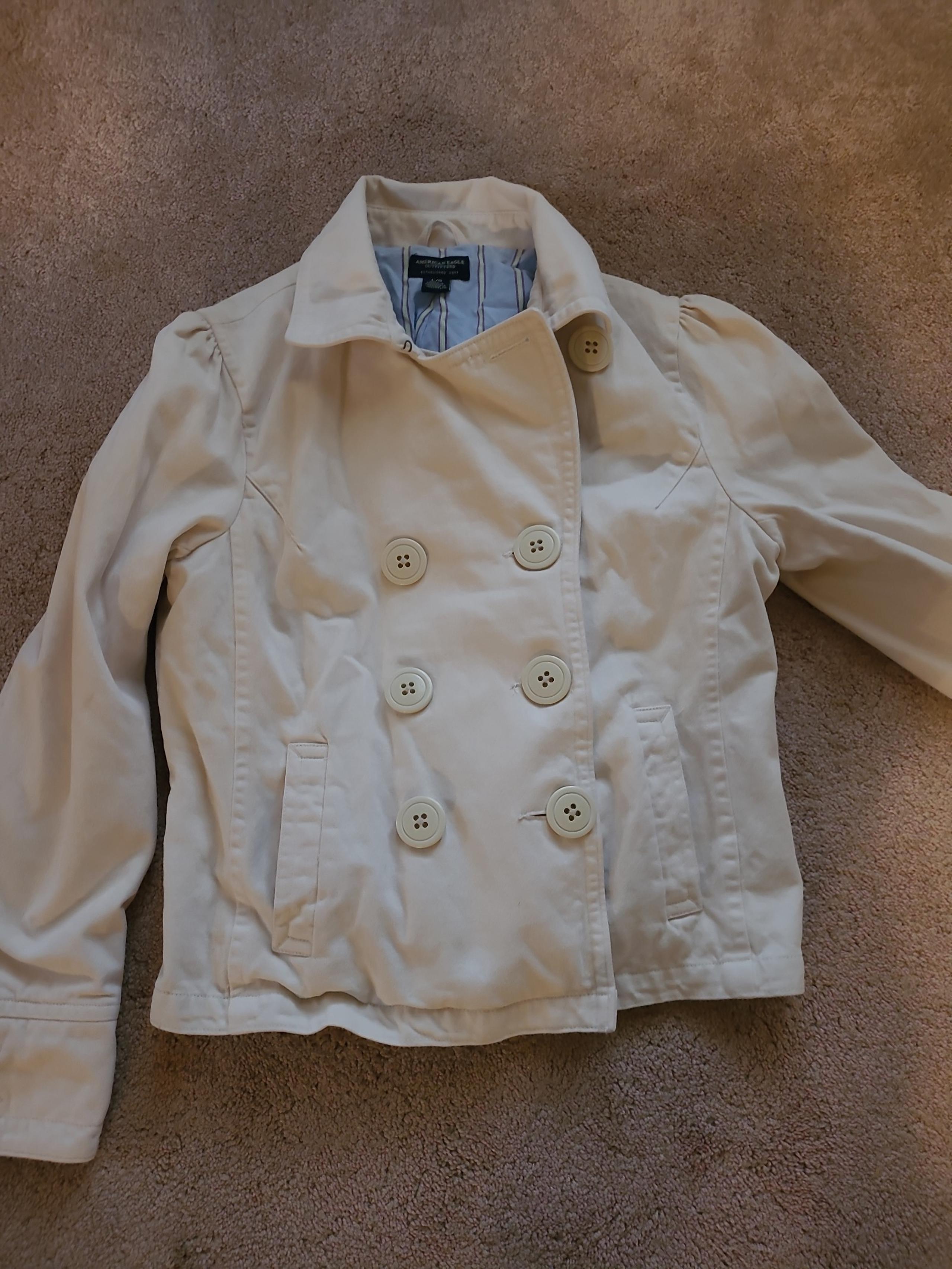 Womans American Eagle girls Jr.s pea coat spring