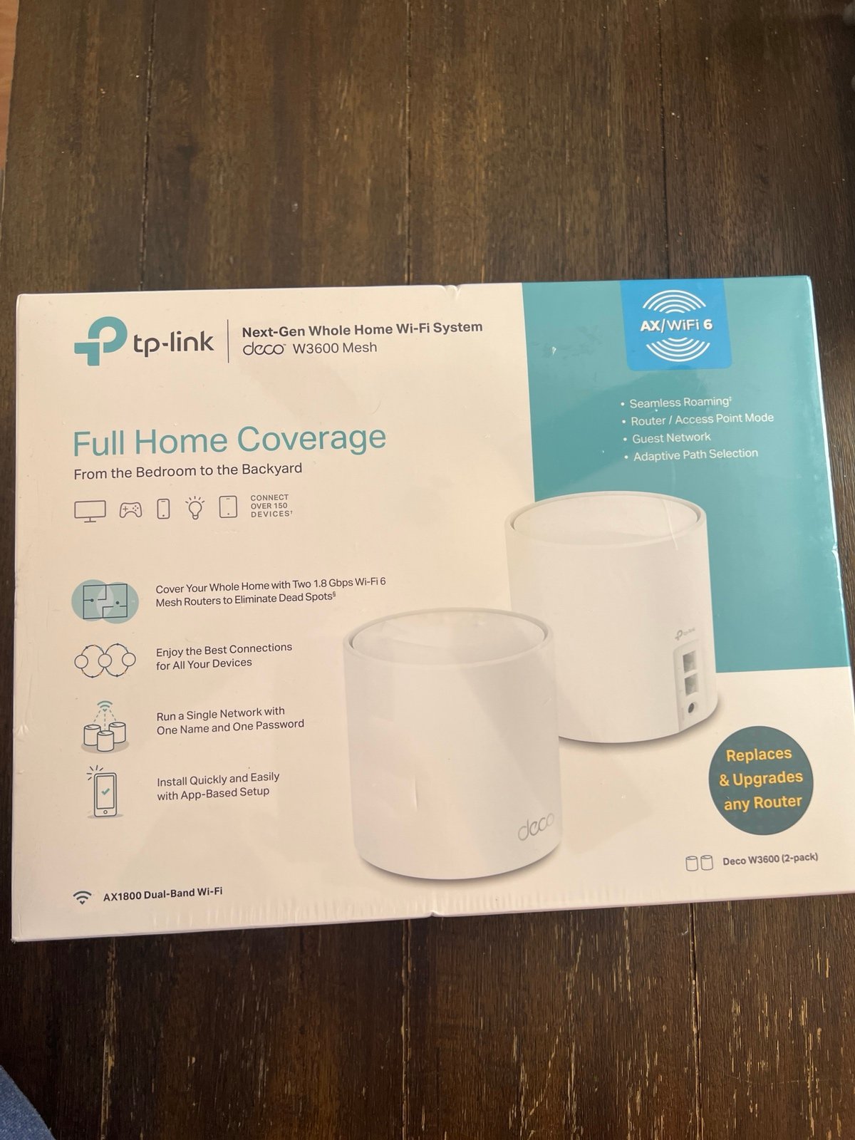 TP-Link w3600 mesh home wi fi system brand new