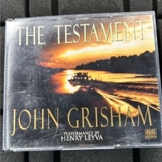 The Testament by John Grisham 5disc CD Audiobook Canada 1999 used like new