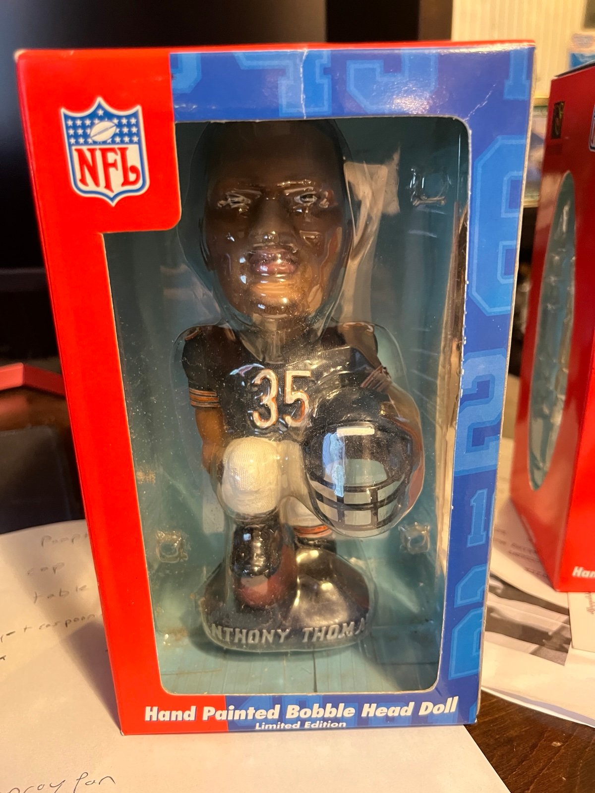 Anthony Thomas bears bobble bobblehead free shipping