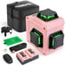 Laser Level - Paowafol Laser Level 360 Self Leveling Green Laser