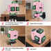 Laser Level - Paowafol Laser Level 360 Self Leveling Green Laser