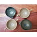 4 Japanese Sakazuki Sake bowl Cups with Koi fish handle