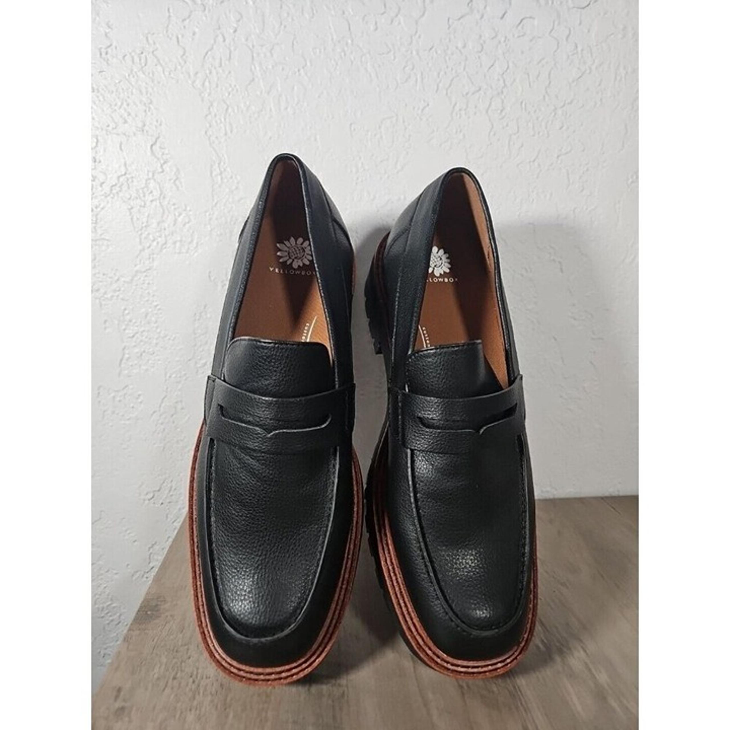 Yellow Box Women's Sherry Black Slip On Loafers Shoes 9.5 Medium