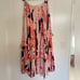 Free People Bring Back The Summer Size 0 High Low Ruffle Maxi Skirt