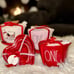 NEW Rae Dunn Valentines Measuring Cups Set of 3 Hearts Pink Red