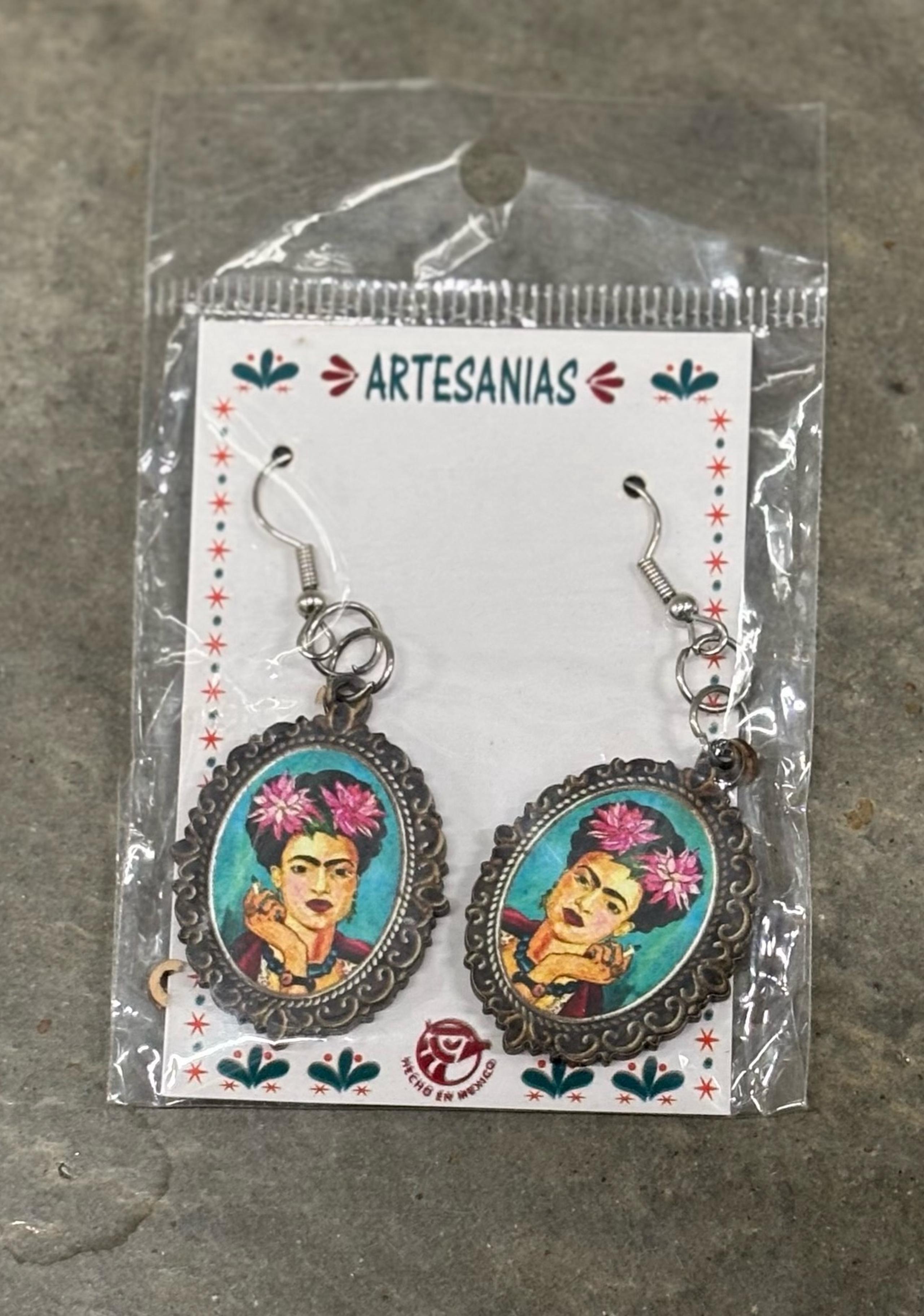 Frida Kahlo Acrylic Earrings