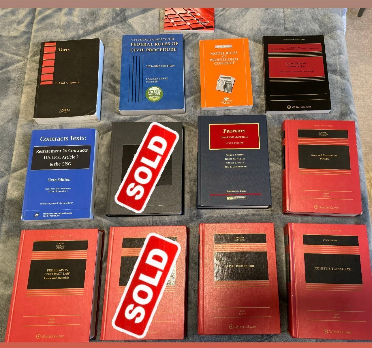 MESSAGE BEFORE BUYING!! Law School Textbooks & Supplements