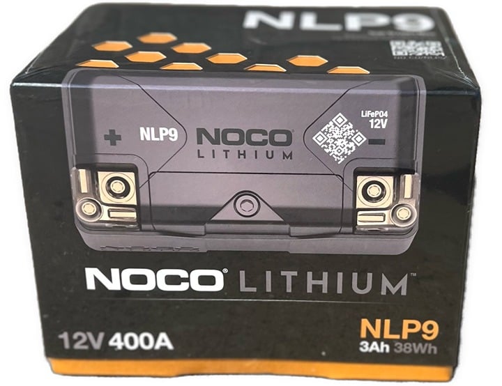 NLP9 Lithium Motorsports Battery ETX9, 9-BS Replacement Battery