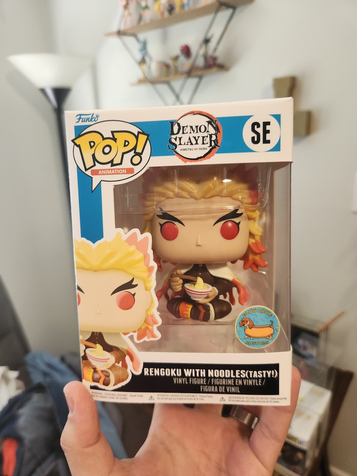 Funko Pop! Rengoku Eating Noodles Custom