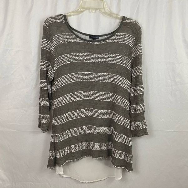 The Limited Layered Look Knit Curtain Back Sweater Size Medium NWOT