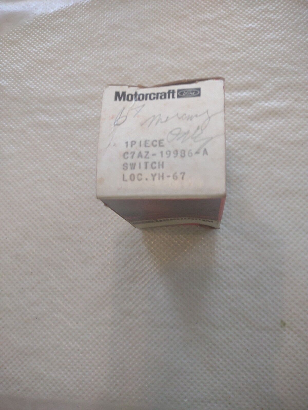 Motorcraft 67 Ford Galaxie LTD Heating A/C 3 Speed Fan Switch C7AZ-19986-A YH-67