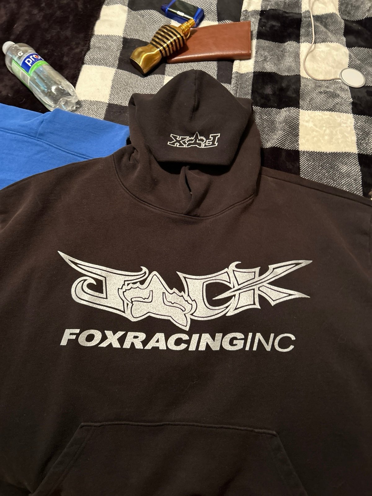 パーカー・フーディ Travis Scott Cactus Jack Fox Racing Hoodie Travis Scott x Fox Racing Black Hoodie Cactus Jack Large