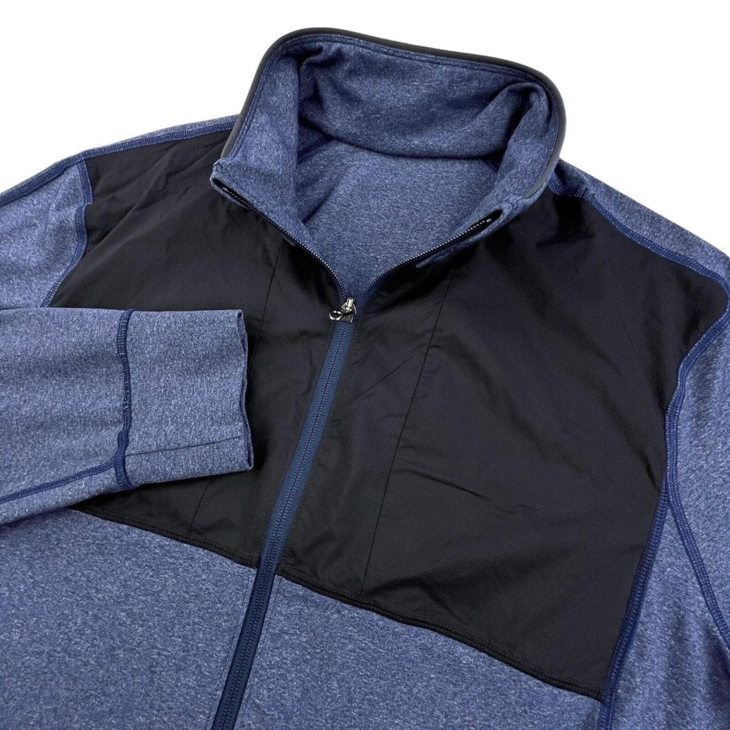 Lululemon Post Session Jacket Mens Size L Blue Black Performance Activewear