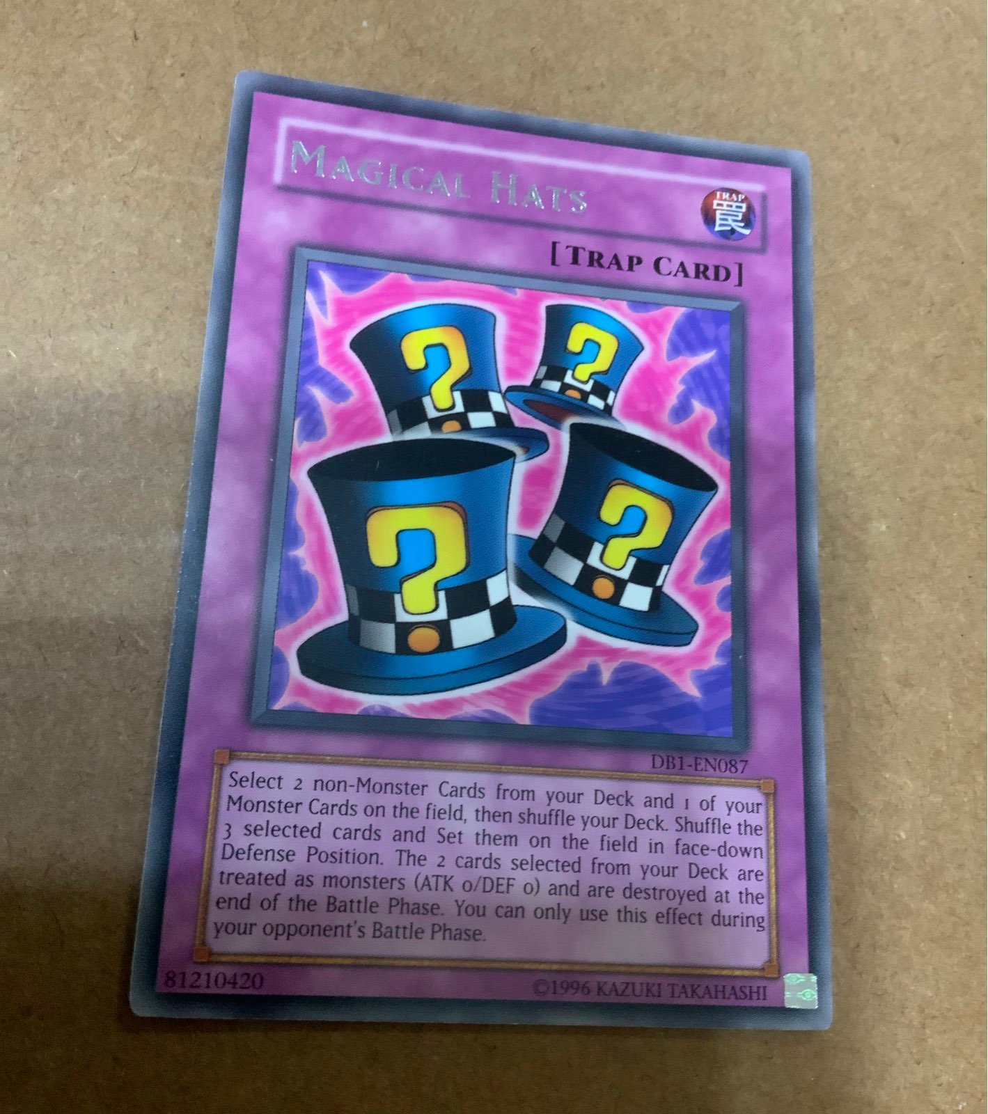 Yugioh card MAGICAL HATS
