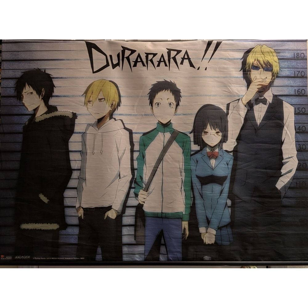 Durarara!! 42x30 & Durarara!! X2 43x31 Hanging Fabric Posters Wall Scrolls Anime