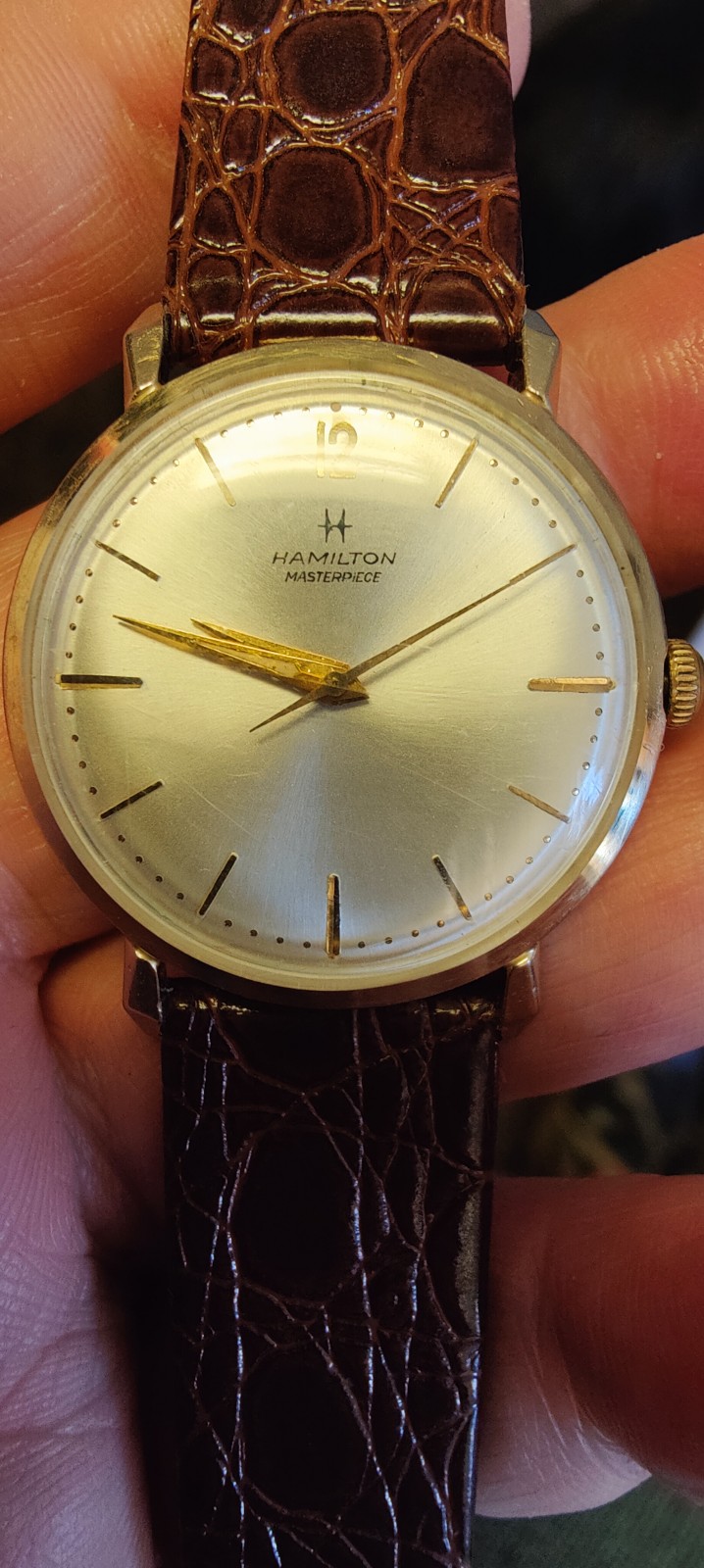Hamilton 10K G.F. Masterpiece Mens Watch