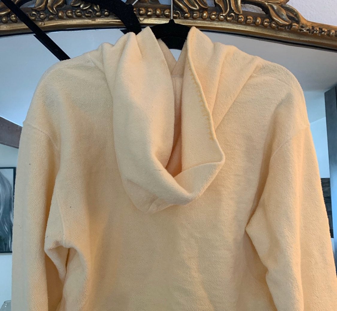 mad happy cropped sweatshirt