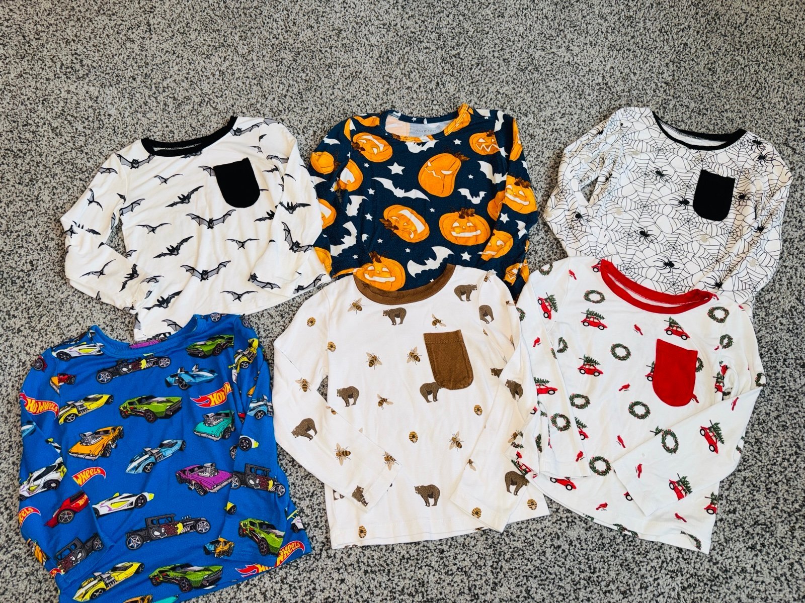 6 Kyte Baby and Posh Peanut Long Sleeve Shirt Bundle, 2T