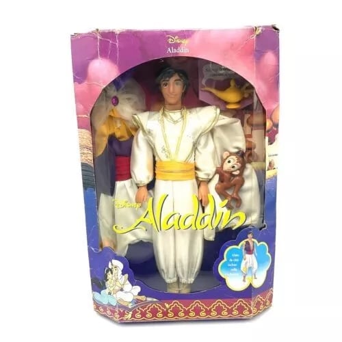 MATTEL DISNEY ALADDIN ACTION FIGURE DOLL RARE NEW