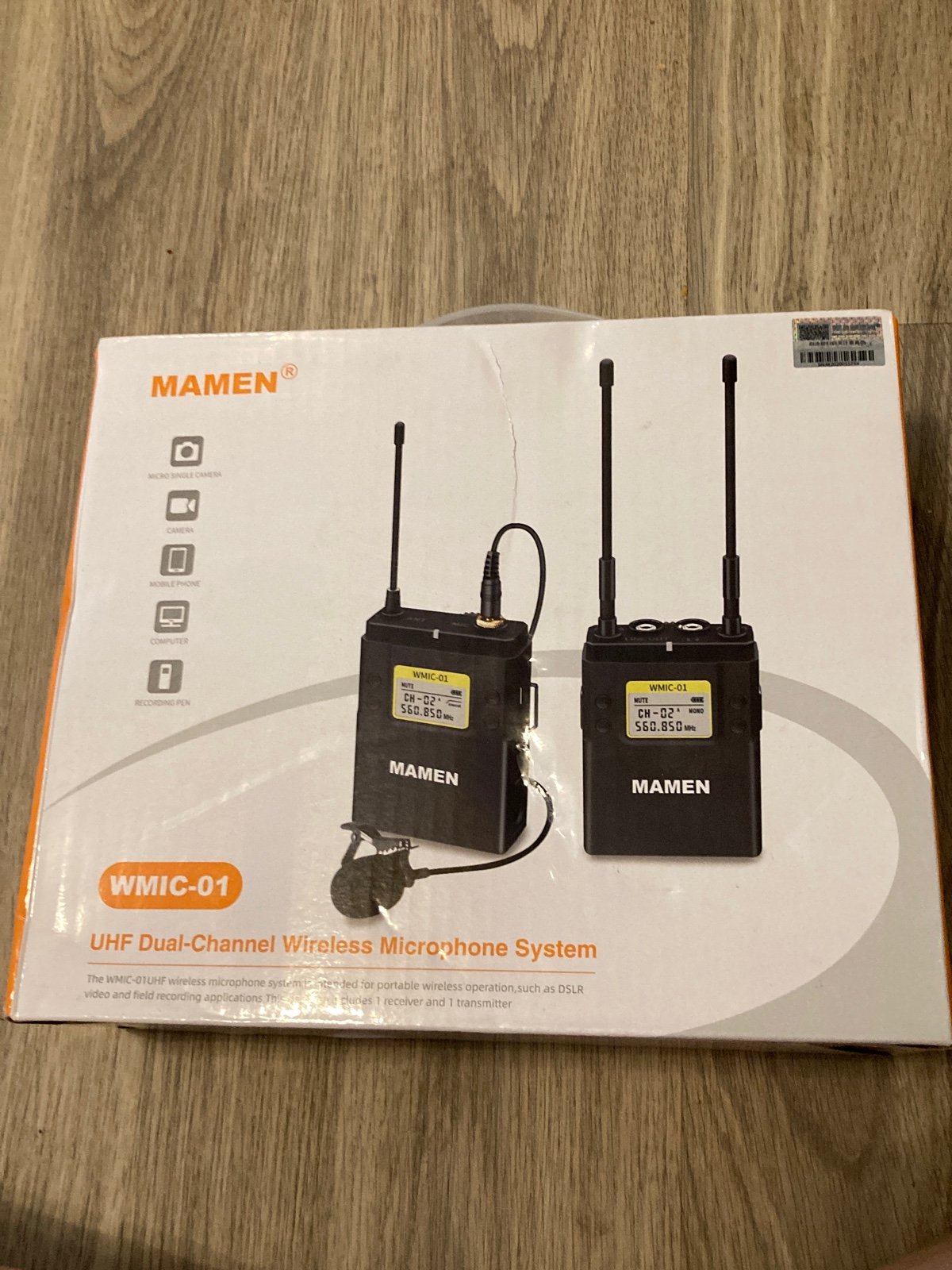 uhf dual channel wireless microphone system