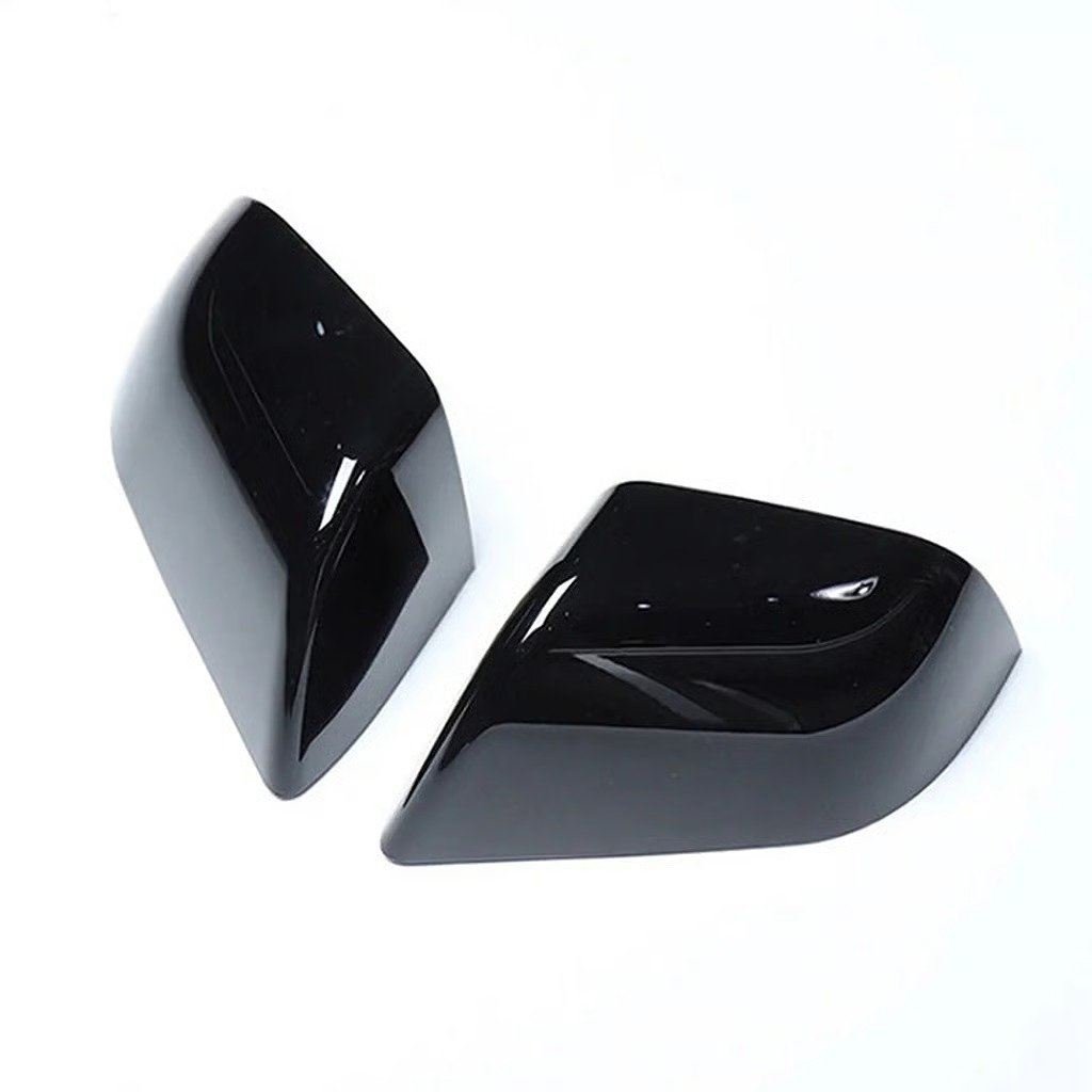 Tesla Model 3 ABS Gloss Black Mirror Caps Overlay Cap 3M Preinstalled 2017-2023