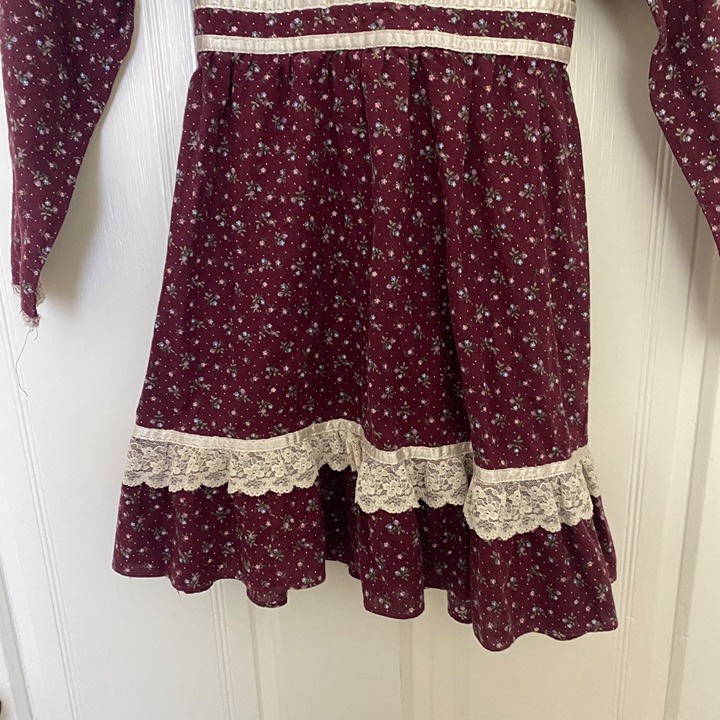 Gunne Sax Vintage Girls Dress cheapest & Vest