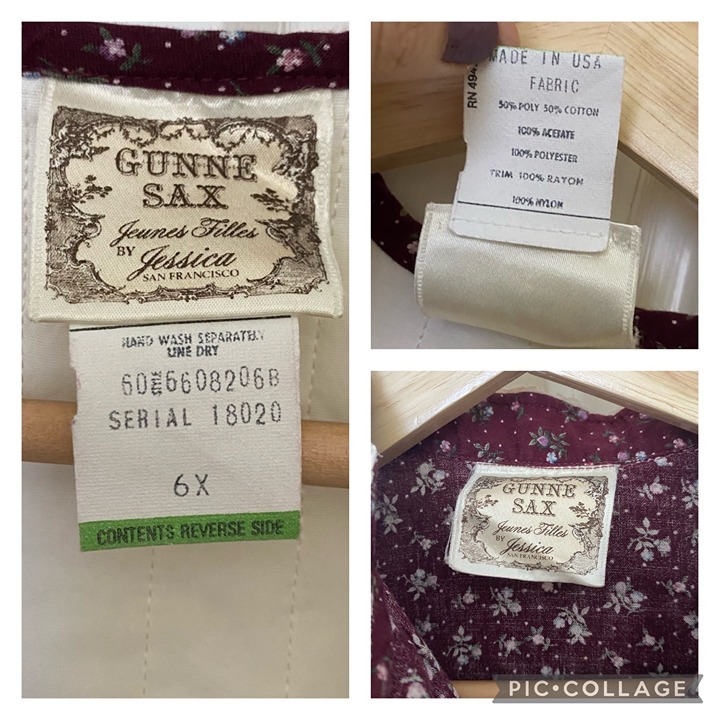 Gunne Sax Vintage Girls Dress cheapest & Vest