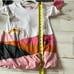 Catimini Girls 4Y Cotton Novelty Print Long Sleeve Bubble Dress Pink Ivory