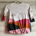 Catimini Girls 4Y Cotton Novelty Print Long Sleeve Bubble Dress Pink Ivory