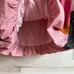 Catimini Girls 4Y Cotton Novelty Print Long Sleeve Bubble Dress Pink Ivory