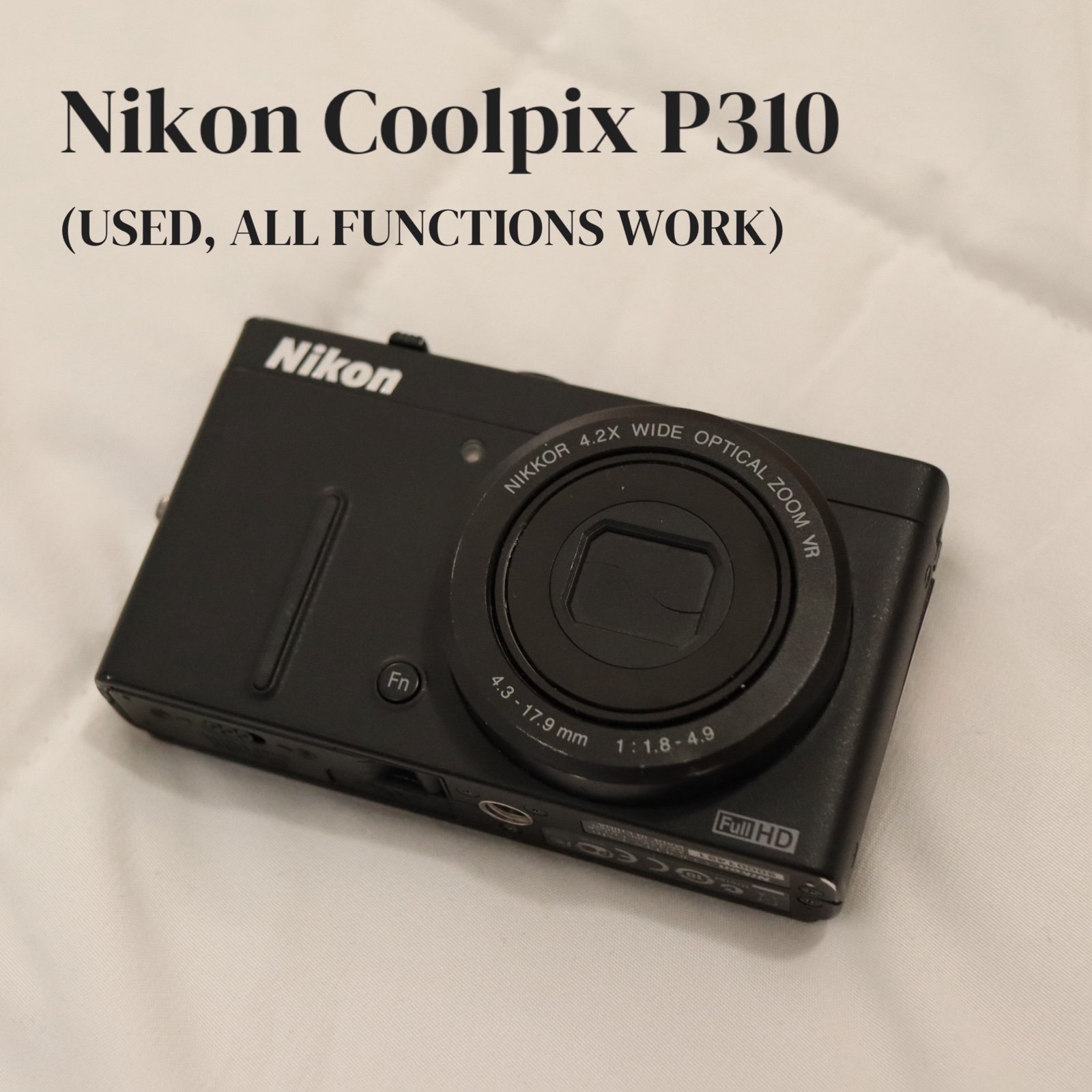 Nikon Coolpix P310 Compact Digital Camera