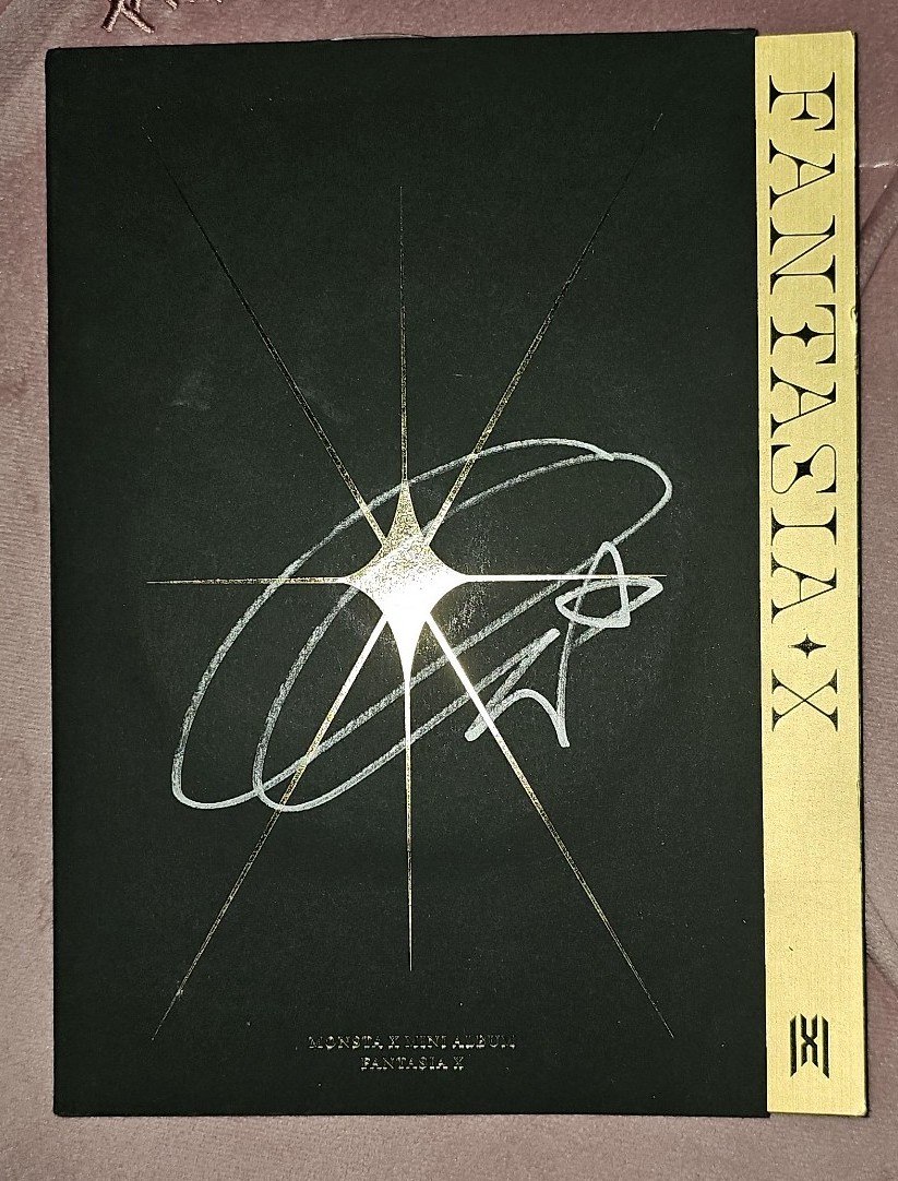 monsta x signed album