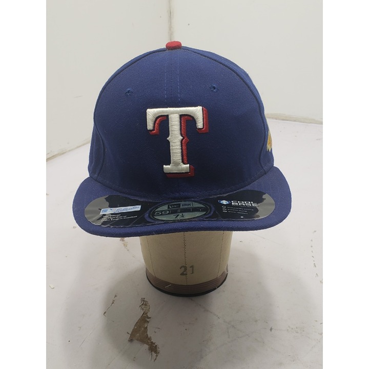 Men's New Era Blue Texas Rangers 2011 World Series Champions 59FIFTY 7 1/4