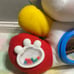 Vintage Fisher Price Busy Bunny Rabbit Bear Plush Baby Toy 17 Rattle