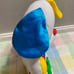 Vintage Fisher Price Busy Bunny Rabbit Bear Plush Baby Toy 17 Rattle
