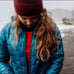 Patagonia women’s micro puff jacket blue