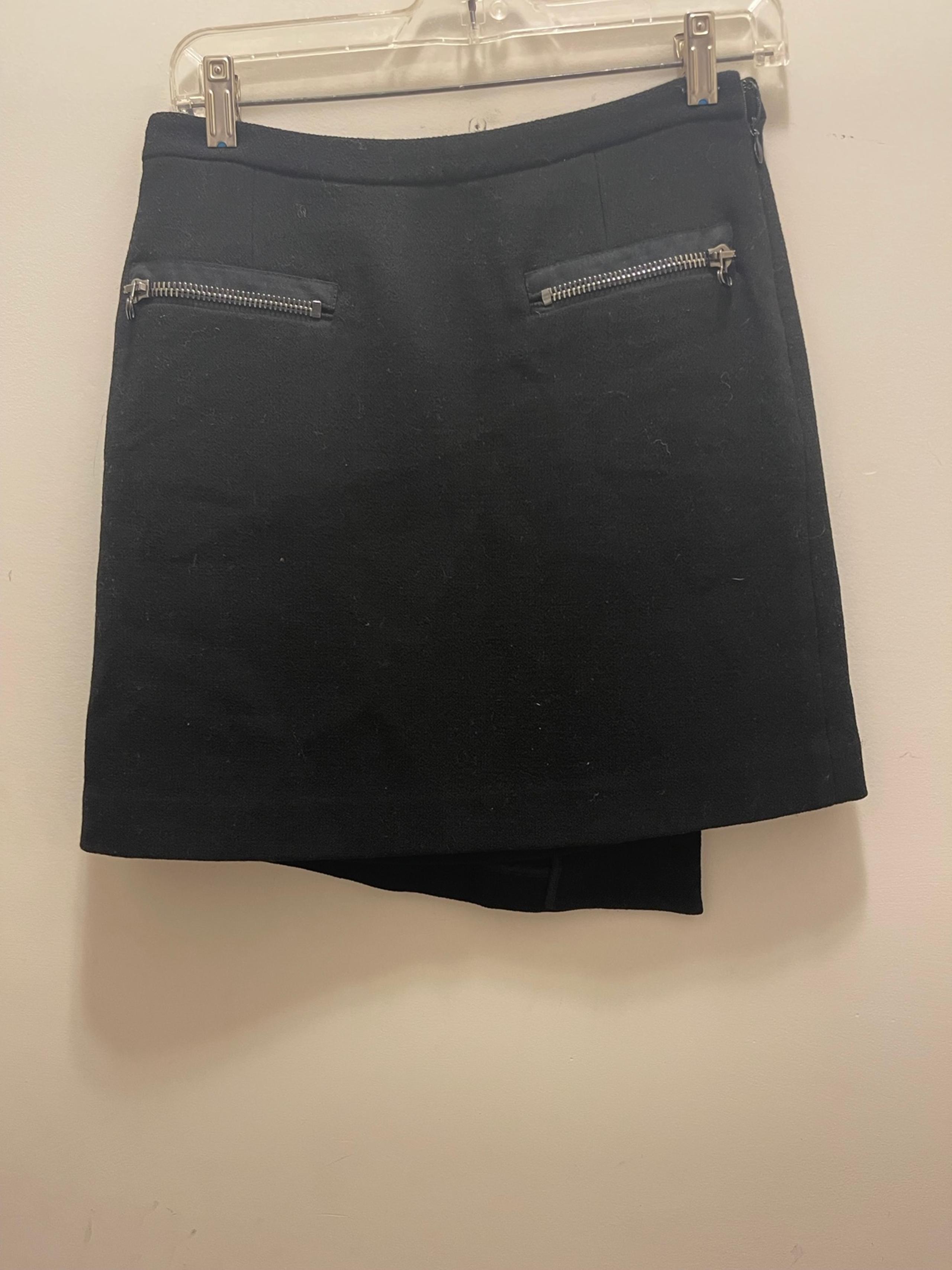 3.1 Phillip Lim Wool Mini Skirt Asymmetrical Hem