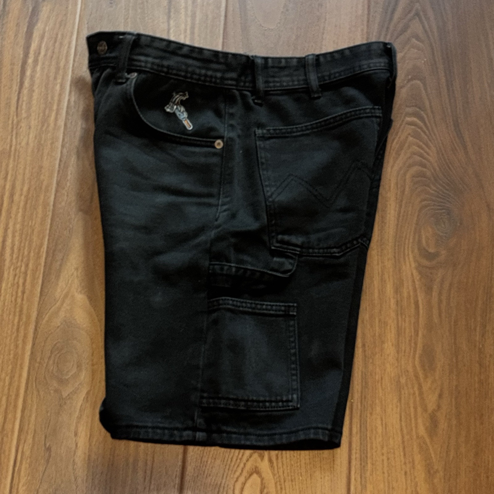 Chinatown MARKET Men's Hardware Carpenter Shorts Black Denim Men's Size 30