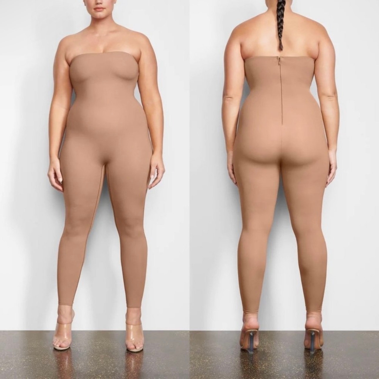 NWT SKIMS All In One Strapless Onesie Jumpsuit in Sienna Size 4X