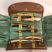7pc VTG La Cross Bakelite Nail Grooming Manicure Set Leather Silk Case