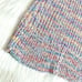 New Ella Moss Sleeveless Knit Sweater Confetti Rainbow Woven Top Size Large Tank