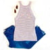 New Ella Moss Sleeveless Knit Sweater Confetti Rainbow Woven Top Size Large Tank
