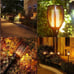 2-pack solar powered Torch garden art stake decoration outdoor landscape lamp ya