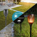 2-pack solar powered Torch garden art stake decoration outdoor landscape lamp ya