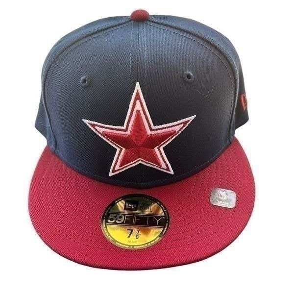 Dallas Cowboys New Era 59FIFTY Fitted Hat Navy/Red Size 7 3/8